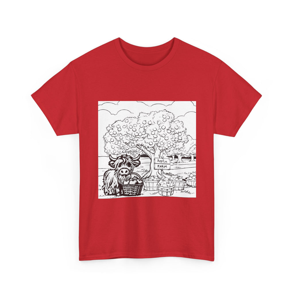 Whimsical Farm Life Tee, Casual Graphic Tee for Animal Lovers, Unisex Cotton Shirt for Summer