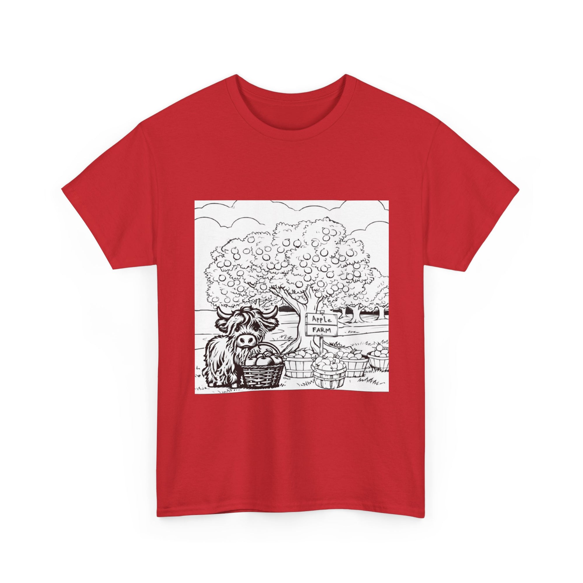 Whimsical Farm Life Tee, Casual Graphic Tee for Animal Lovers, Unisex Cotton Shirt for Summer