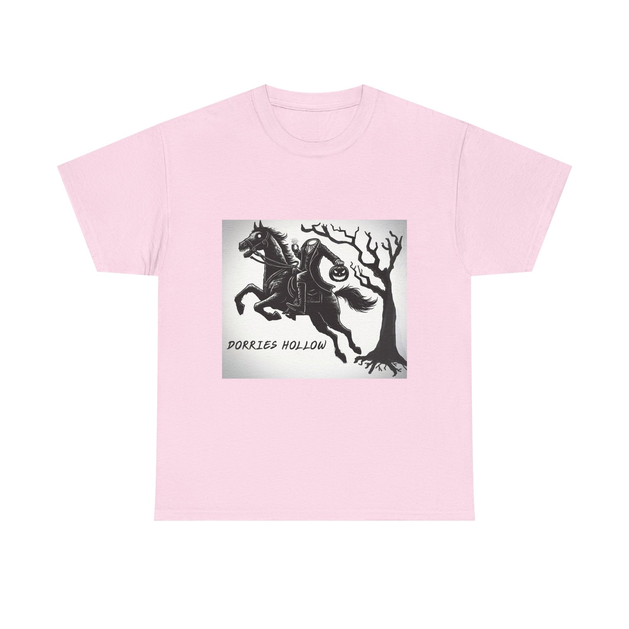 Spooky Adventure Tee - Horseman Design, Halloween Shirt, Unisex Cotton Tee, Eerie Vibe, Fall Fashion, Gift for Halloween Lovers