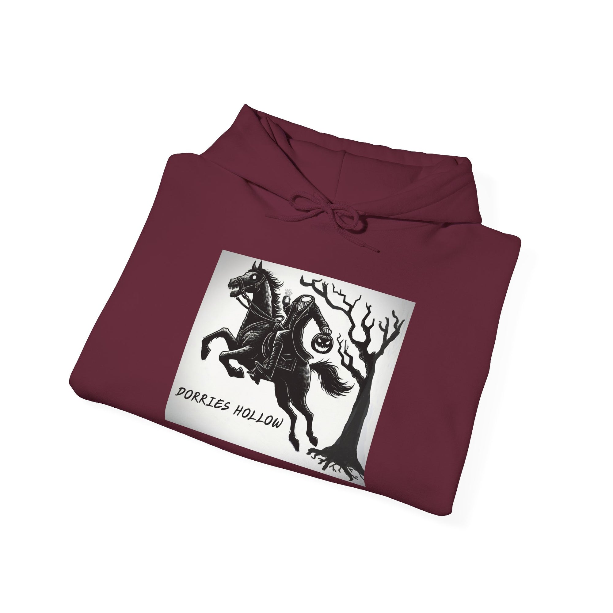 Headless Horseman Hoodie, Unisex Sweatshirt for Nature Lovers, Cozy for Fall, Great for Halloween, Perfect Gift for Adventure Seekers