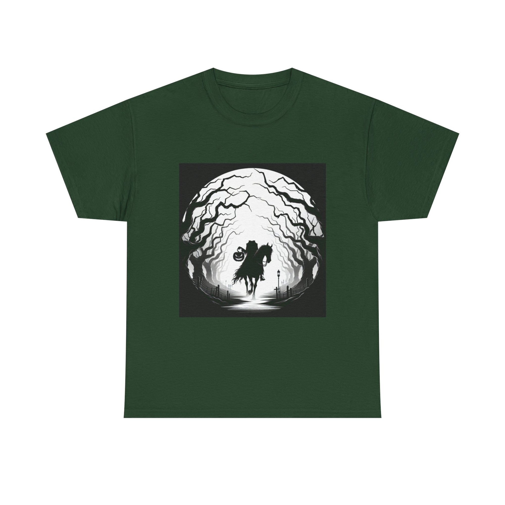 Dark Fantasy Unisex Heavy Cotton Tee, Graphic T-Shirt, Halloween Shirt, Gift for Gamers, Spooky Tee, Casual Wear