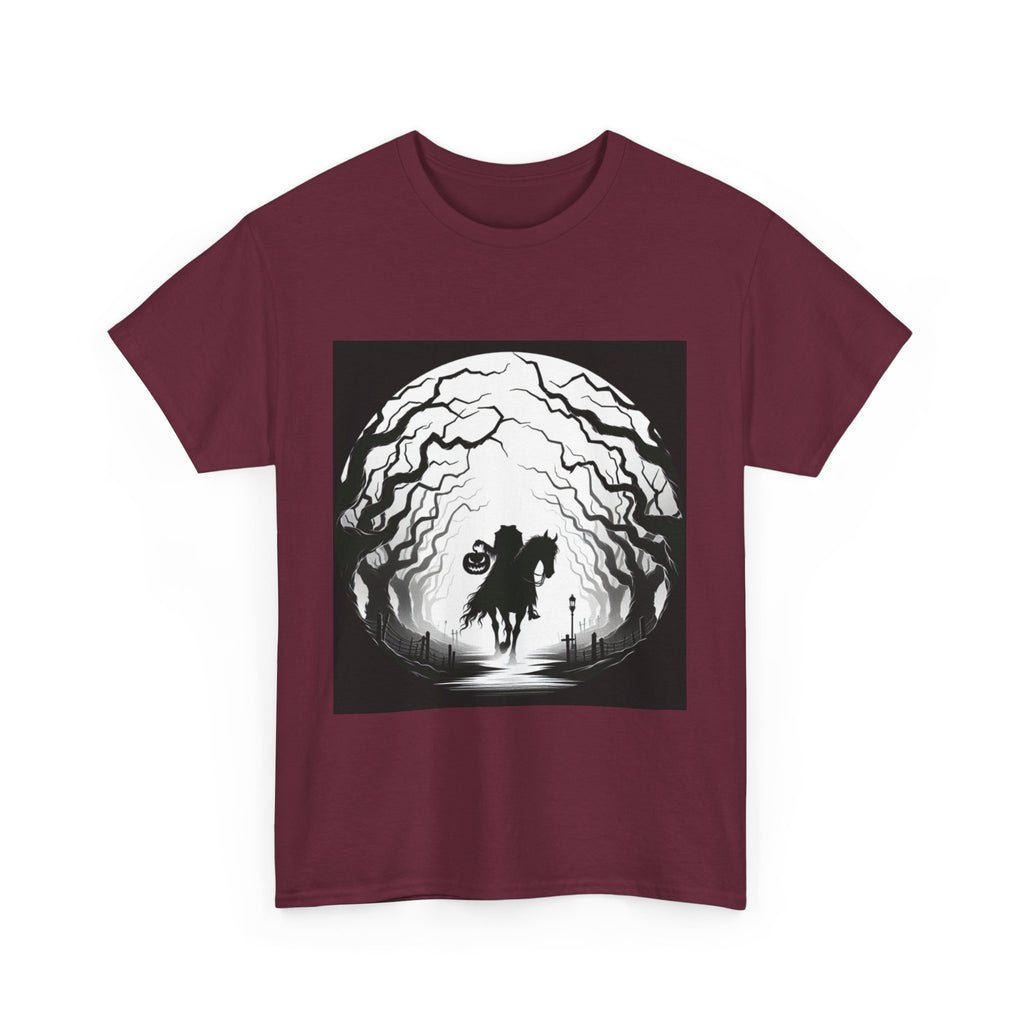 Dark Fantasy Unisex Heavy Cotton Tee, Graphic T-Shirt, Halloween Shirt, Gift for Gamers, Spooky Tee, Casual Wear