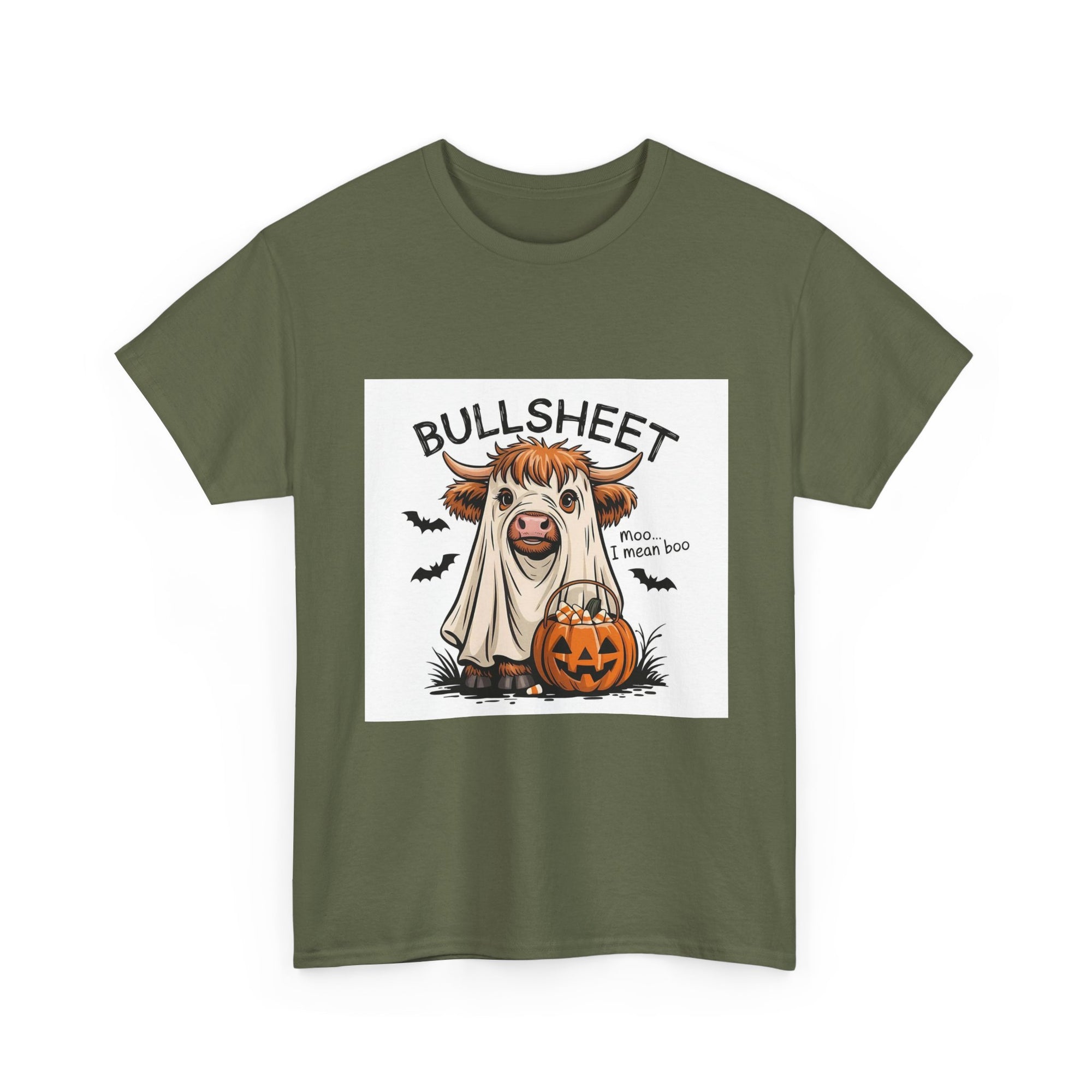 Halloween Cow T-Shirt | Cute Unisex Tee for Fall Festivities | Perfect for Halloween Parties, Trick or Treat, Farm Lovers