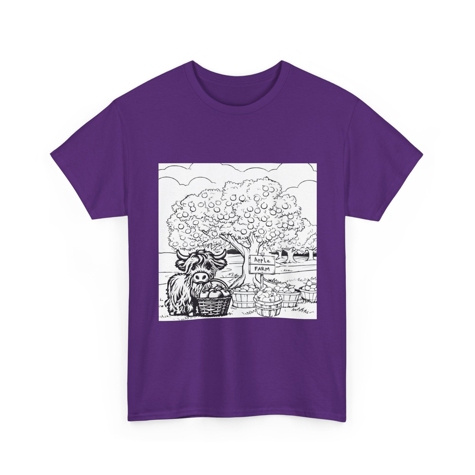 Whimsical Farm Life Tee, Casual Graphic Tee for Animal Lovers, Unisex Cotton Shirt for Summer