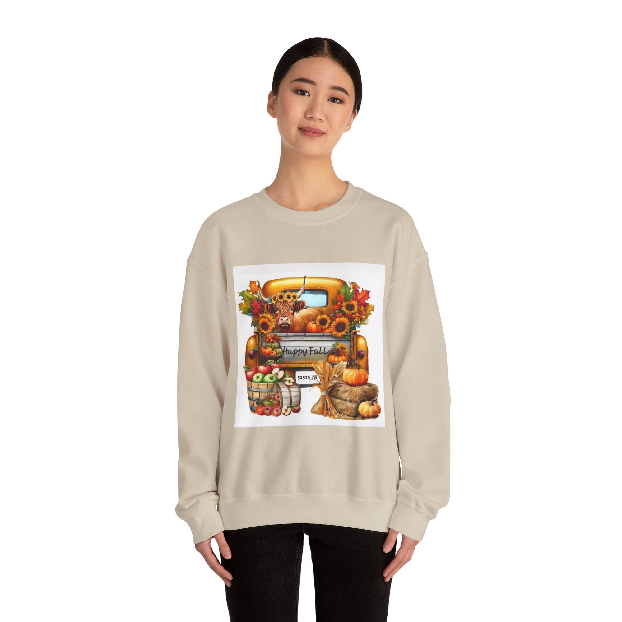 Fall Vibes Unisex Crewneck Sweatshirt, Autumn Sweatshirt, Pumpkin Spice Sweatshirt, Thanksgiving Gift, Cozy Fall Apparel