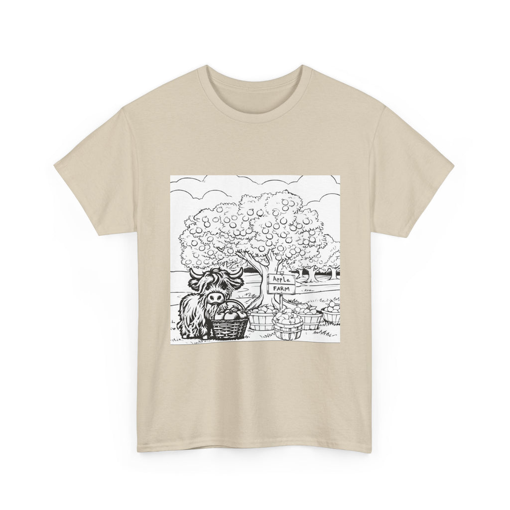Whimsical Farm Life Tee, Casual Graphic Tee for Animal Lovers, Unisex Cotton Shirt for Summer