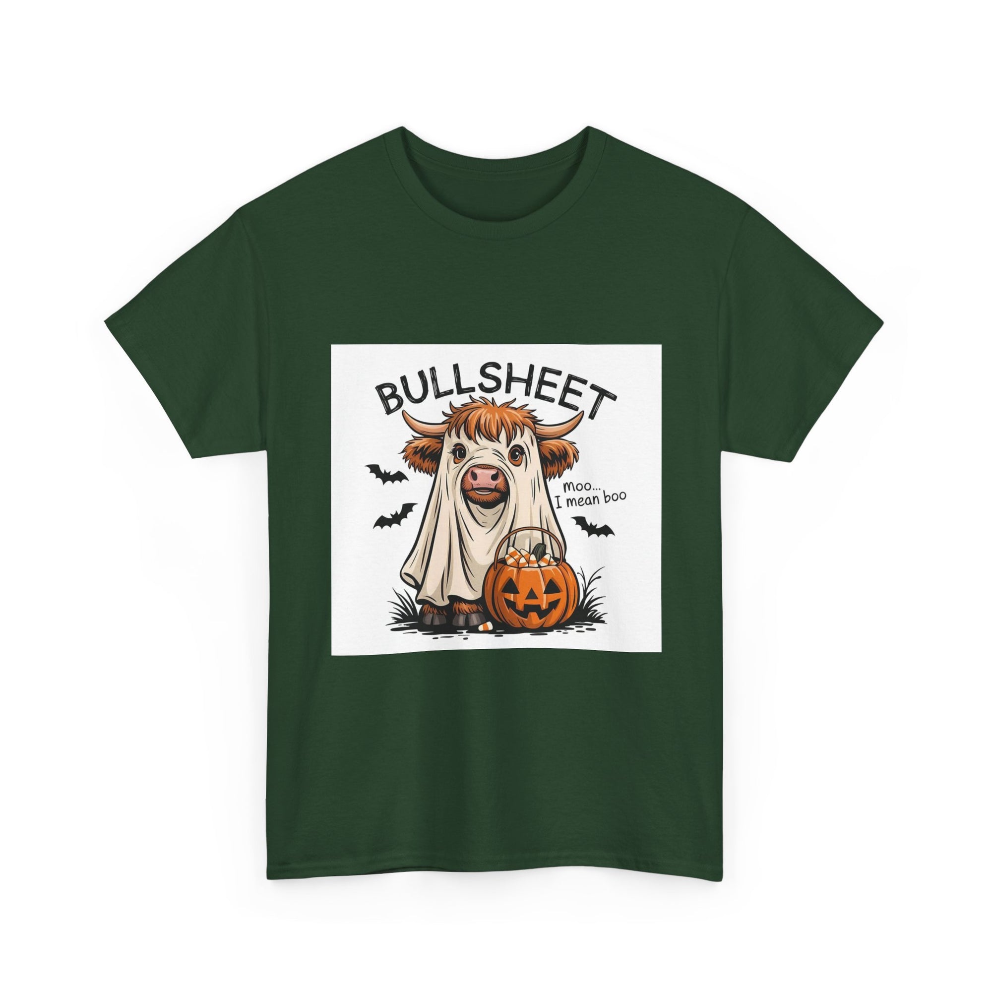 Halloween Cow T-Shirt | Cute Unisex Tee for Fall Festivities | Perfect for Halloween Parties, Trick or Treat, Farm Lovers
