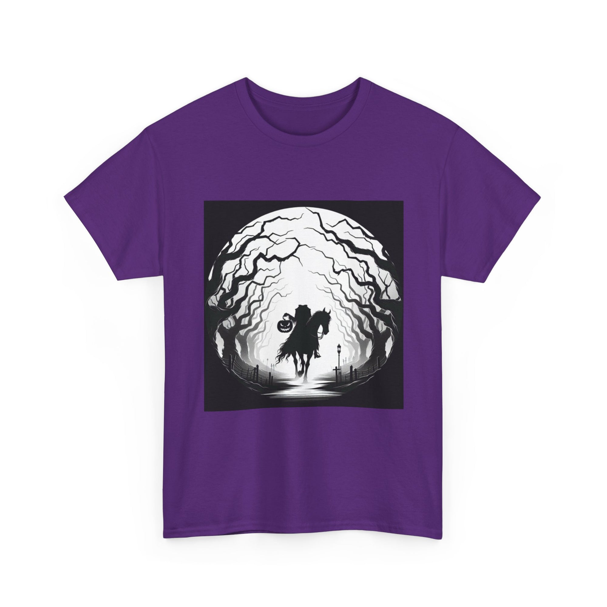 Dark Fantasy Unisex Heavy Cotton Tee, Graphic T-Shirt, Halloween Shirt, Gift for Gamers, Spooky Tee, Casual Wear