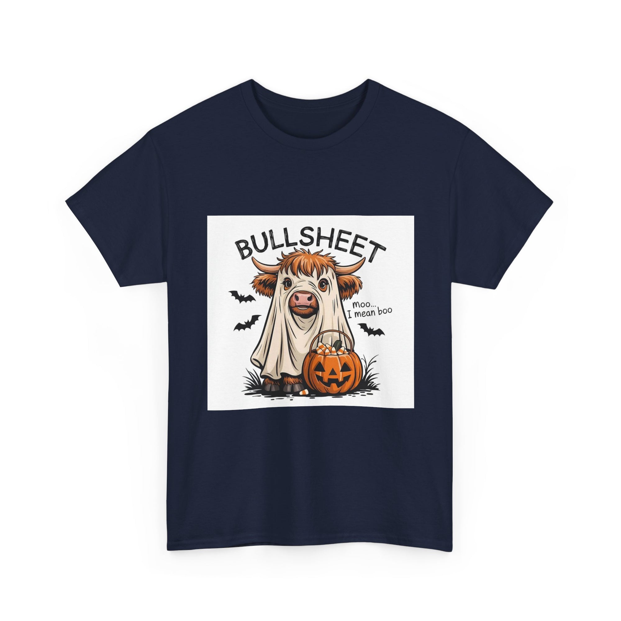 Halloween Cow T-Shirt | Cute Unisex Tee for Fall Festivities | Perfect for Halloween Parties, Trick or Treat, Farm Lovers