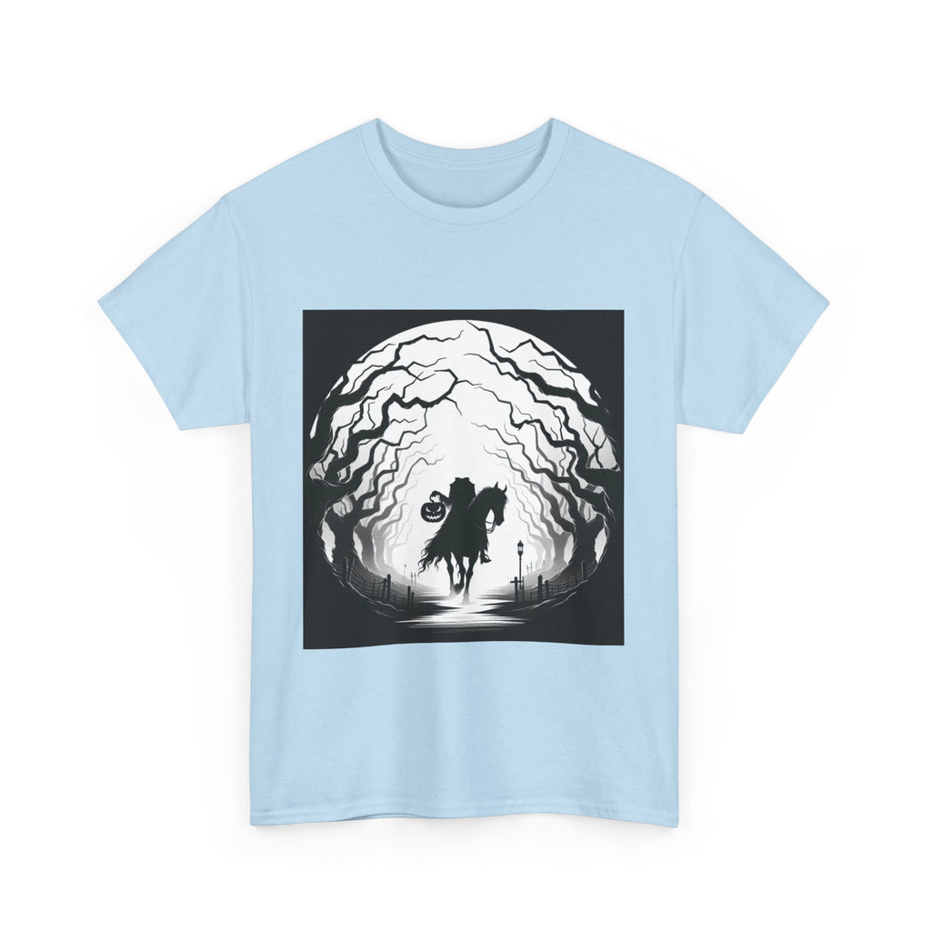 Dark Fantasy Unisex Heavy Cotton Tee, Graphic T-Shirt, Halloween Shirt, Gift for Gamers, Spooky Tee, Casual Wear