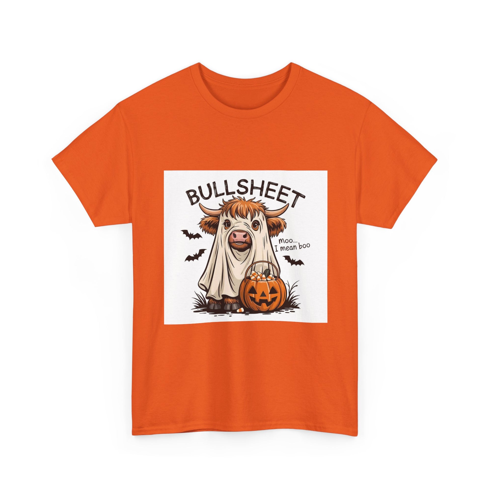 Halloween Cow T-Shirt | Cute Unisex Tee for Fall Festivities | Perfect for Halloween Parties, Trick or Treat, Farm Lovers