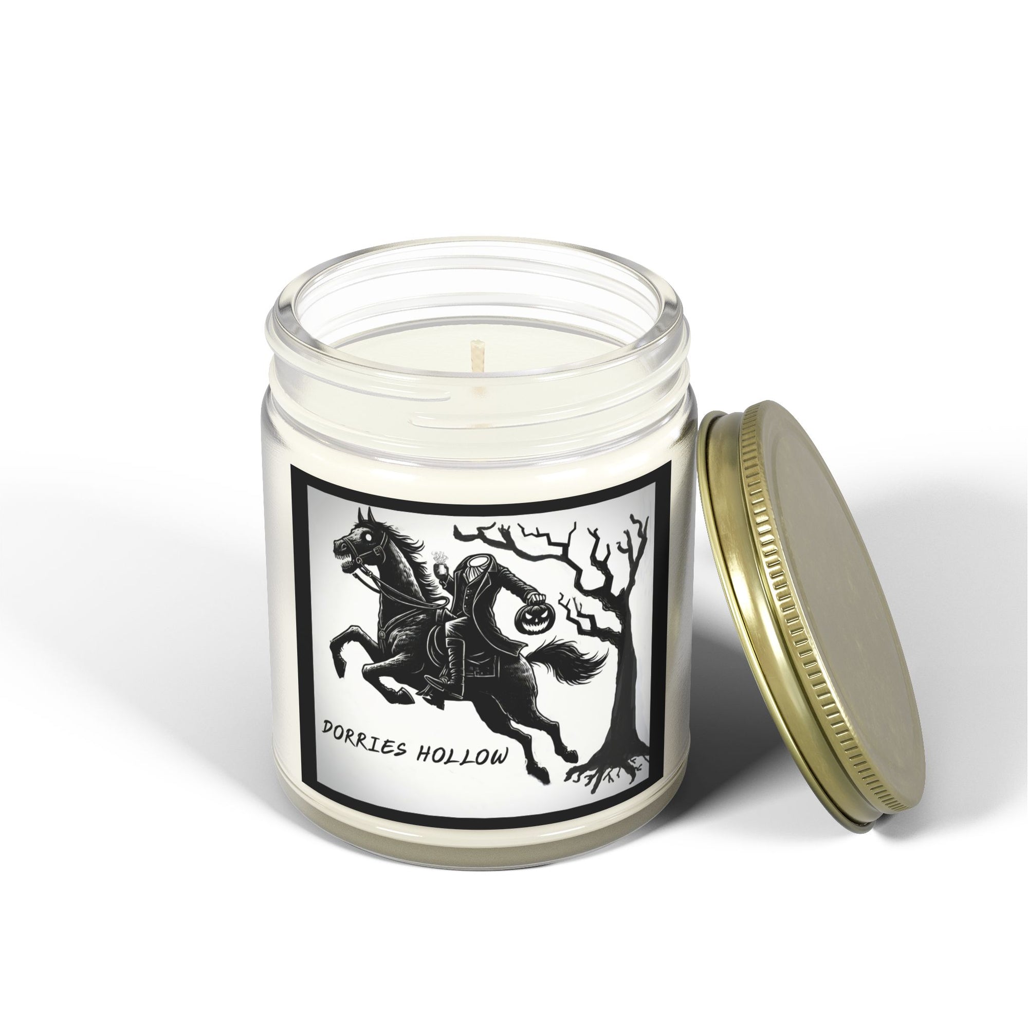 Eerie Scented Candle, Spooky Home Decor, Witchy Gift, Perfect for Halloween, Cozy Candlelight, Haunted Atmosphere
