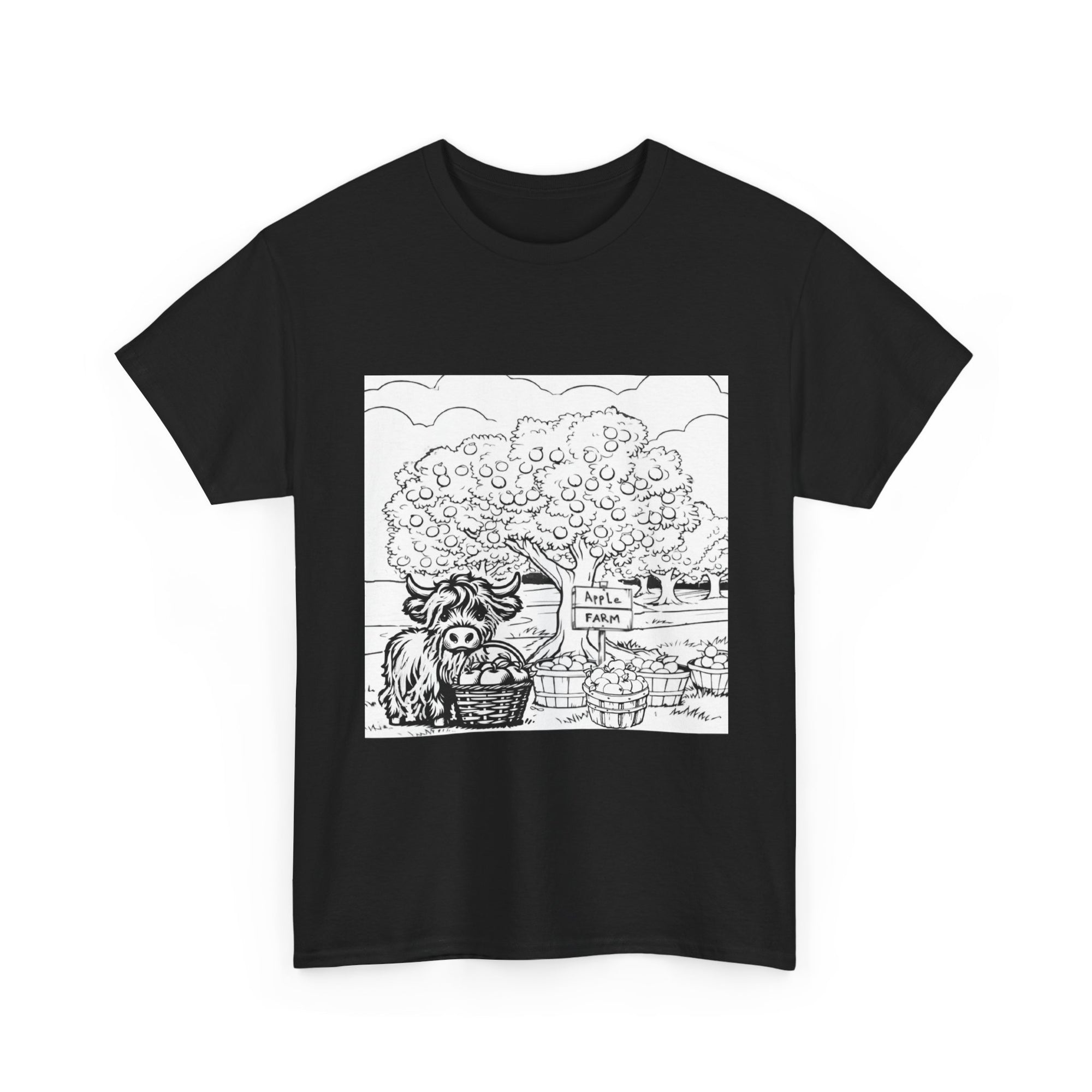 Whimsical Farm Life Tee, Casual Graphic Tee for Animal Lovers, Unisex Cotton Shirt for Summer