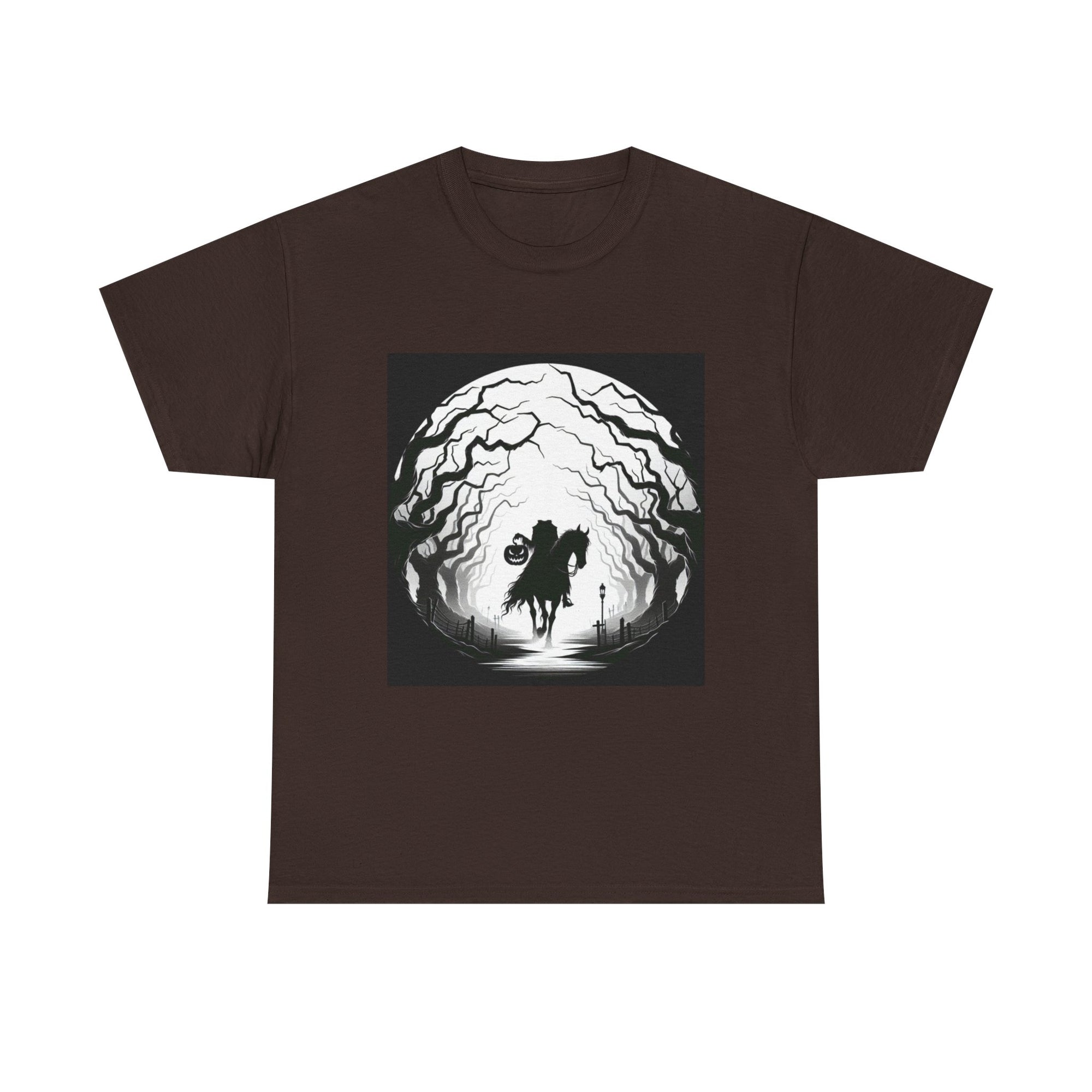 Dark Fantasy Unisex Heavy Cotton Tee, Graphic T-Shirt, Halloween Shirt, Gift for Gamers, Spooky Tee, Casual Wear
