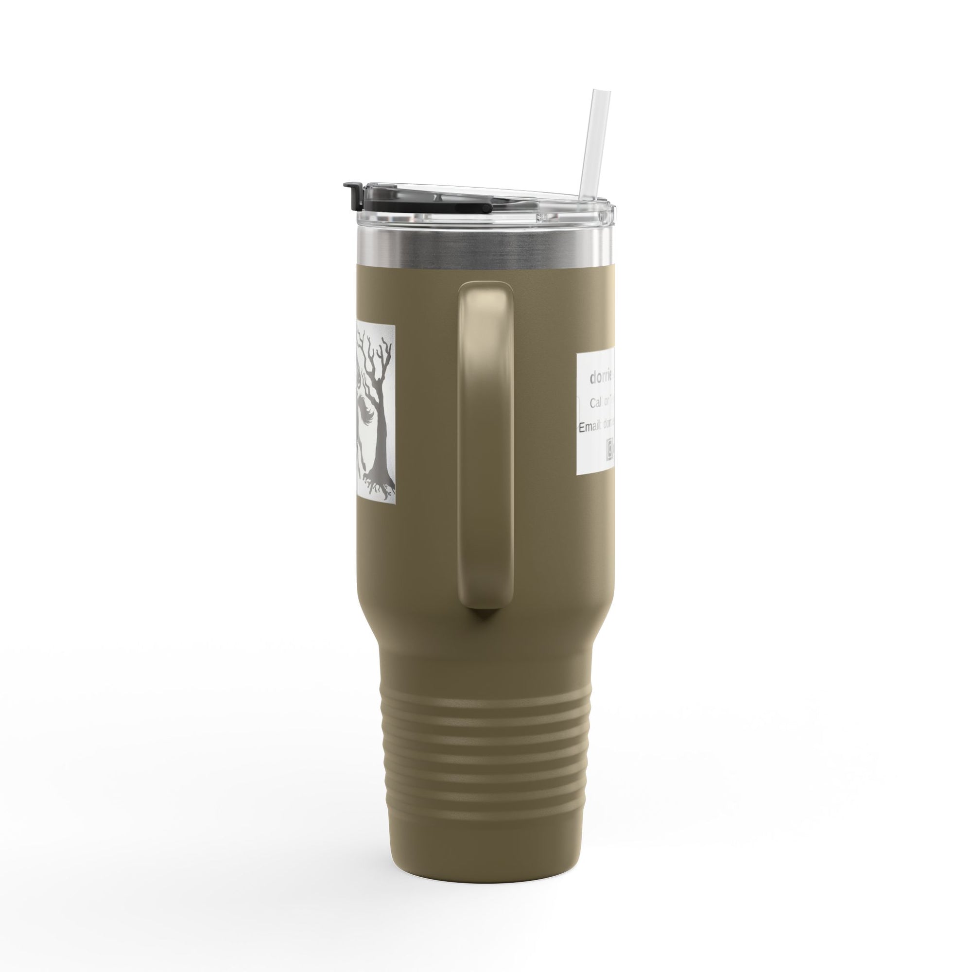 Spooky Ride Insulated Travel Mug, Perfect for Halloween Parties, Road Trips, Gift for Horse Lovers, Eco-Friendly Drinkware