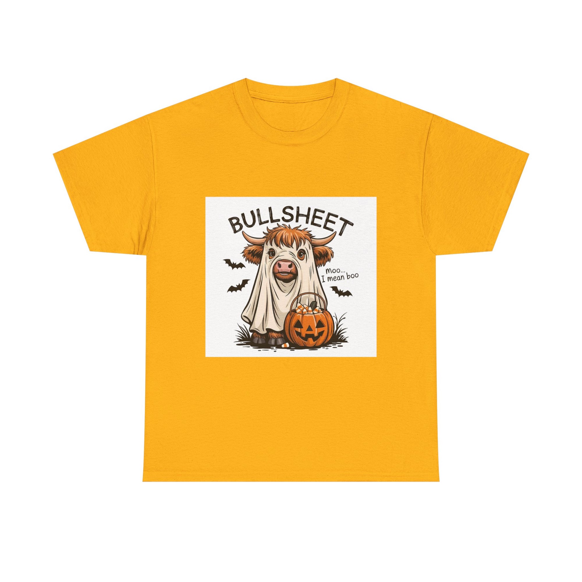 Halloween Cow T-Shirt | Cute Unisex Tee for Fall Festivities | Perfect for Halloween Parties, Trick or Treat, Farm Lovers