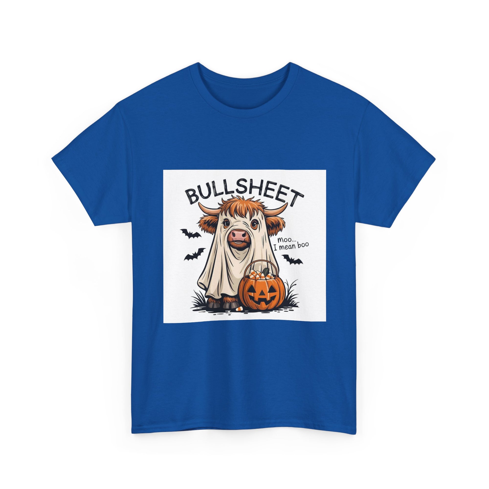 Halloween Cow T-Shirt | Cute Unisex Tee for Fall Festivities | Perfect for Halloween Parties, Trick or Treat, Farm Lovers