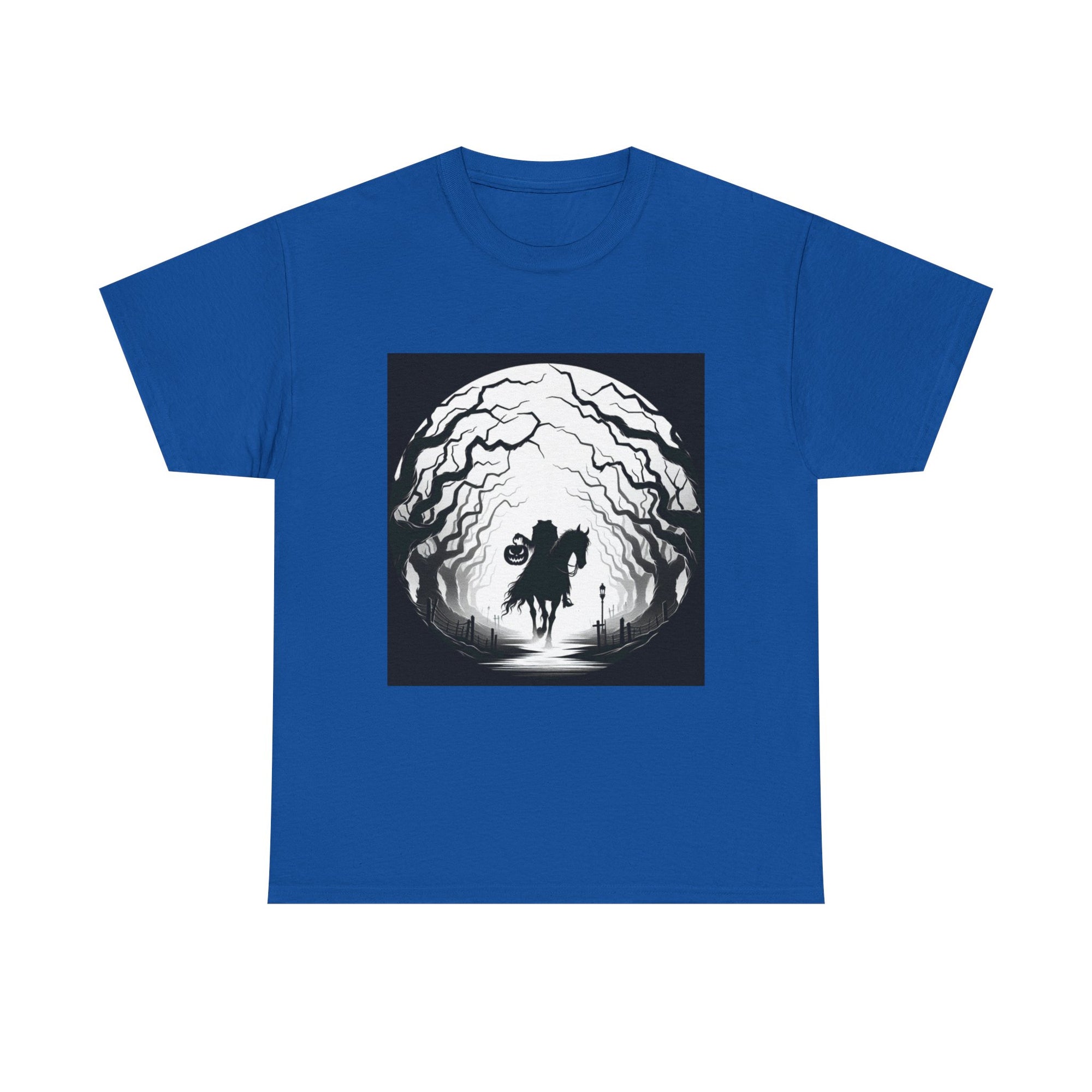Dark Fantasy Unisex Heavy Cotton Tee, Graphic T-Shirt, Halloween Shirt, Gift for Gamers, Spooky Tee, Casual Wear