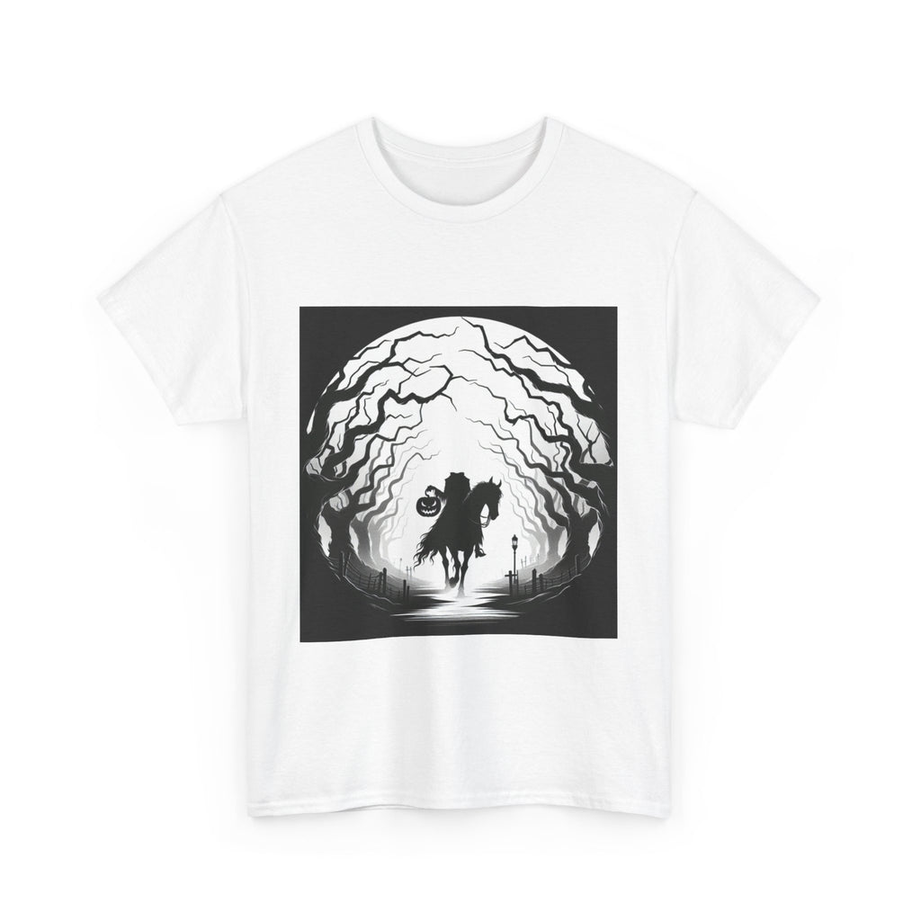 Dark Fantasy Unisex Heavy Cotton Tee, Graphic T-Shirt, Halloween Shirt, Gift for Gamers, Spooky Tee, Casual Wear