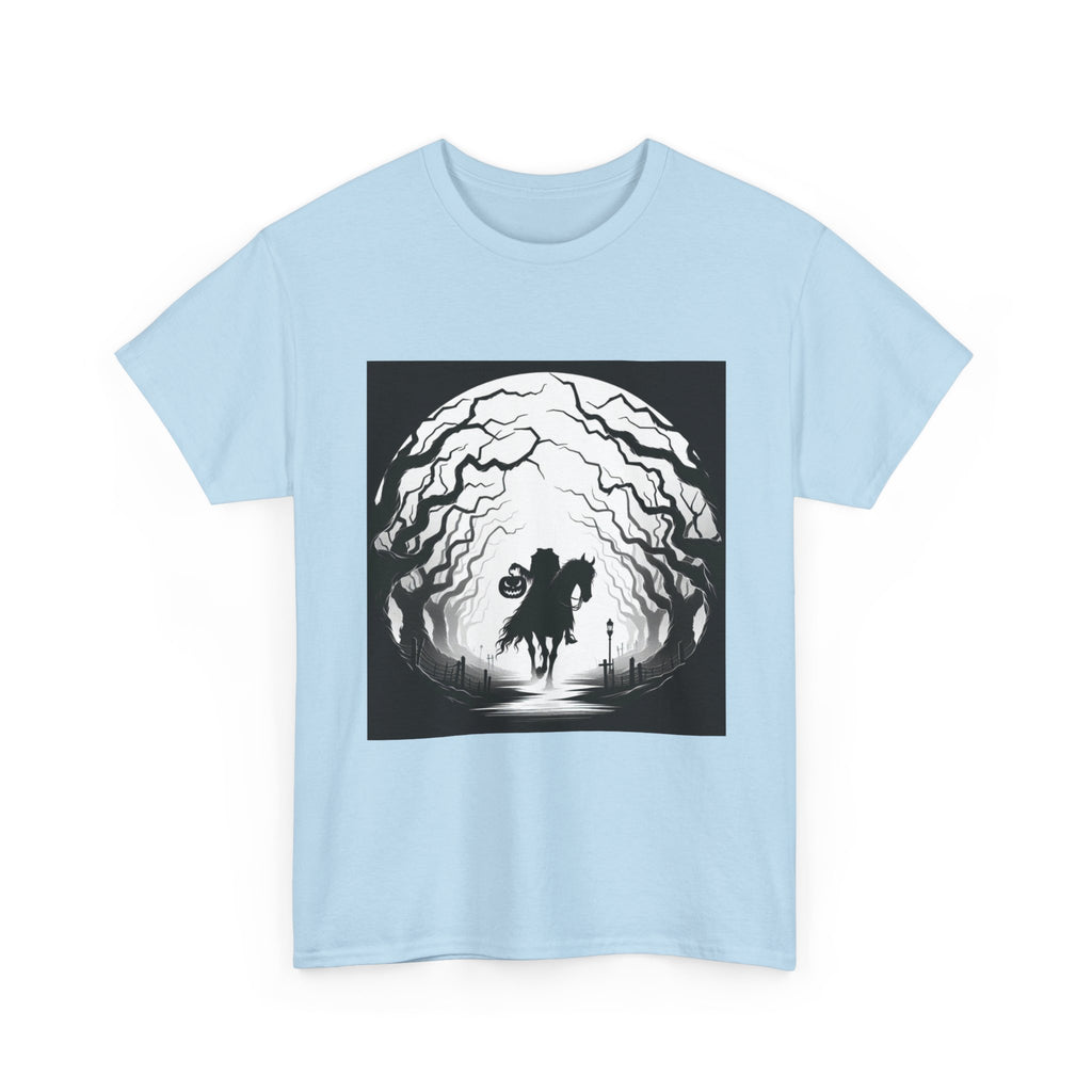 Dark Fantasy Unisex Heavy Cotton Tee, Graphic T-Shirt, Halloween Shirt, Gift for Gamers, Spooky Tee, Casual Wear