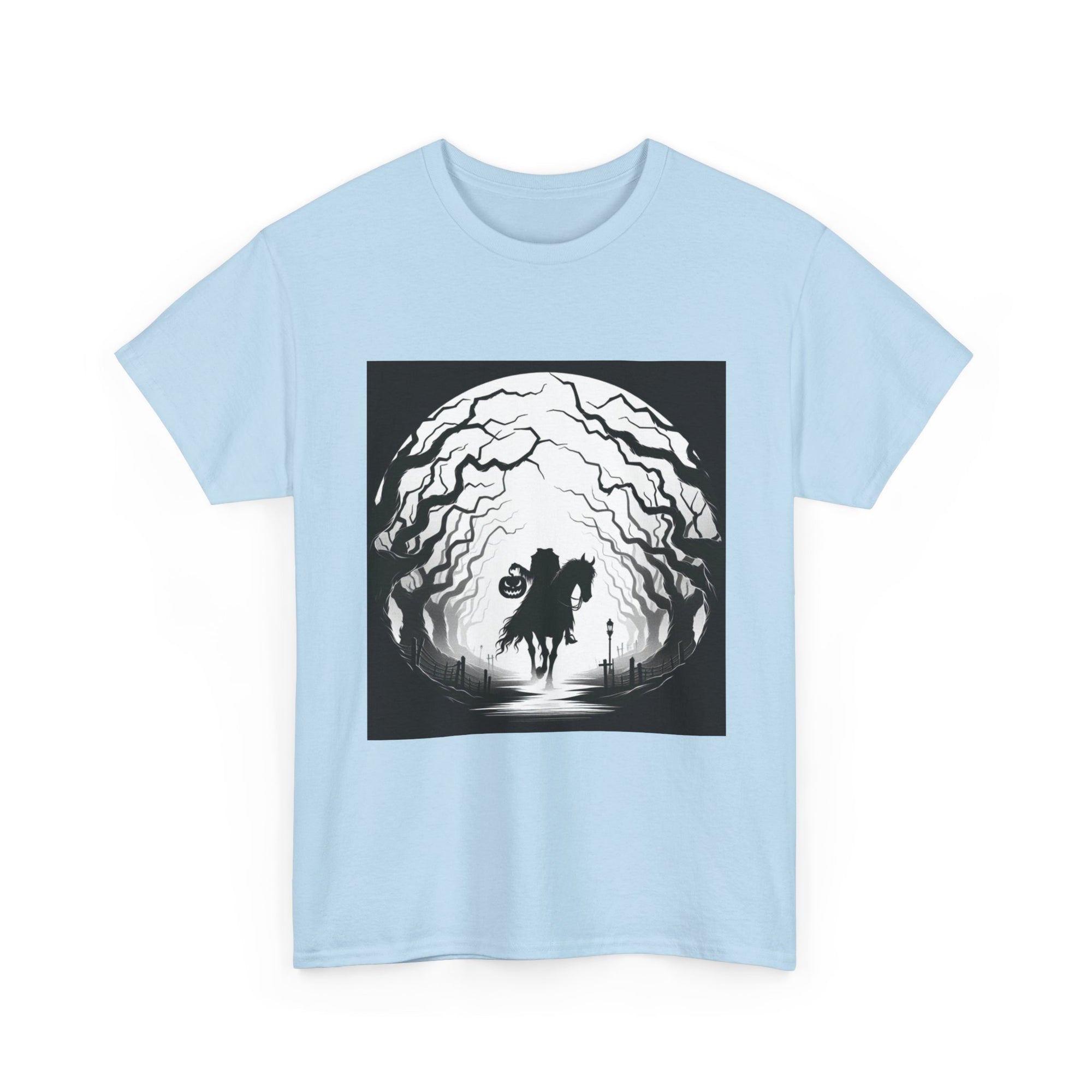 Dark Fantasy Unisex Heavy Cotton Tee, Graphic T-Shirt, Halloween Shirt, Gift for Gamers, Spooky Tee, Casual Wear
