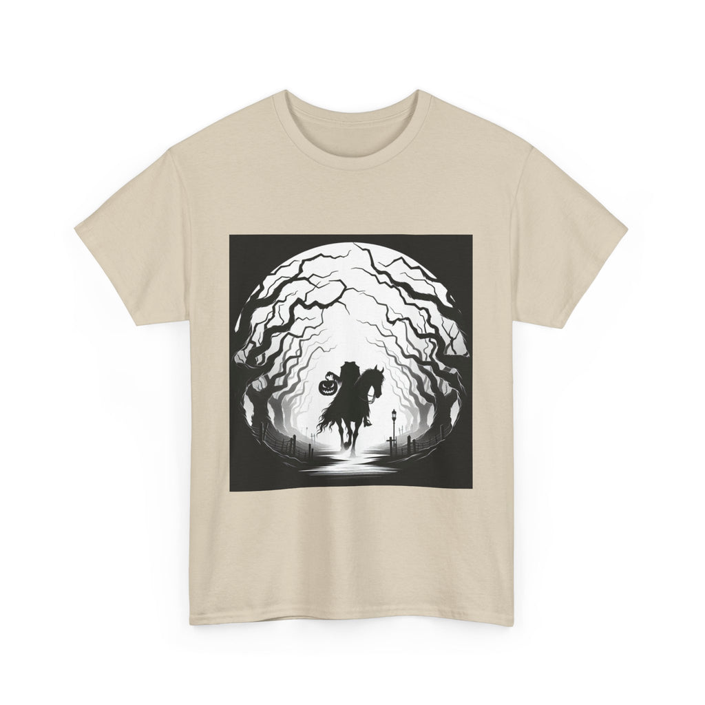 Dark Fantasy Unisex Heavy Cotton Tee, Graphic T-Shirt, Halloween Shirt, Gift for Gamers, Spooky Tee, Casual Wear