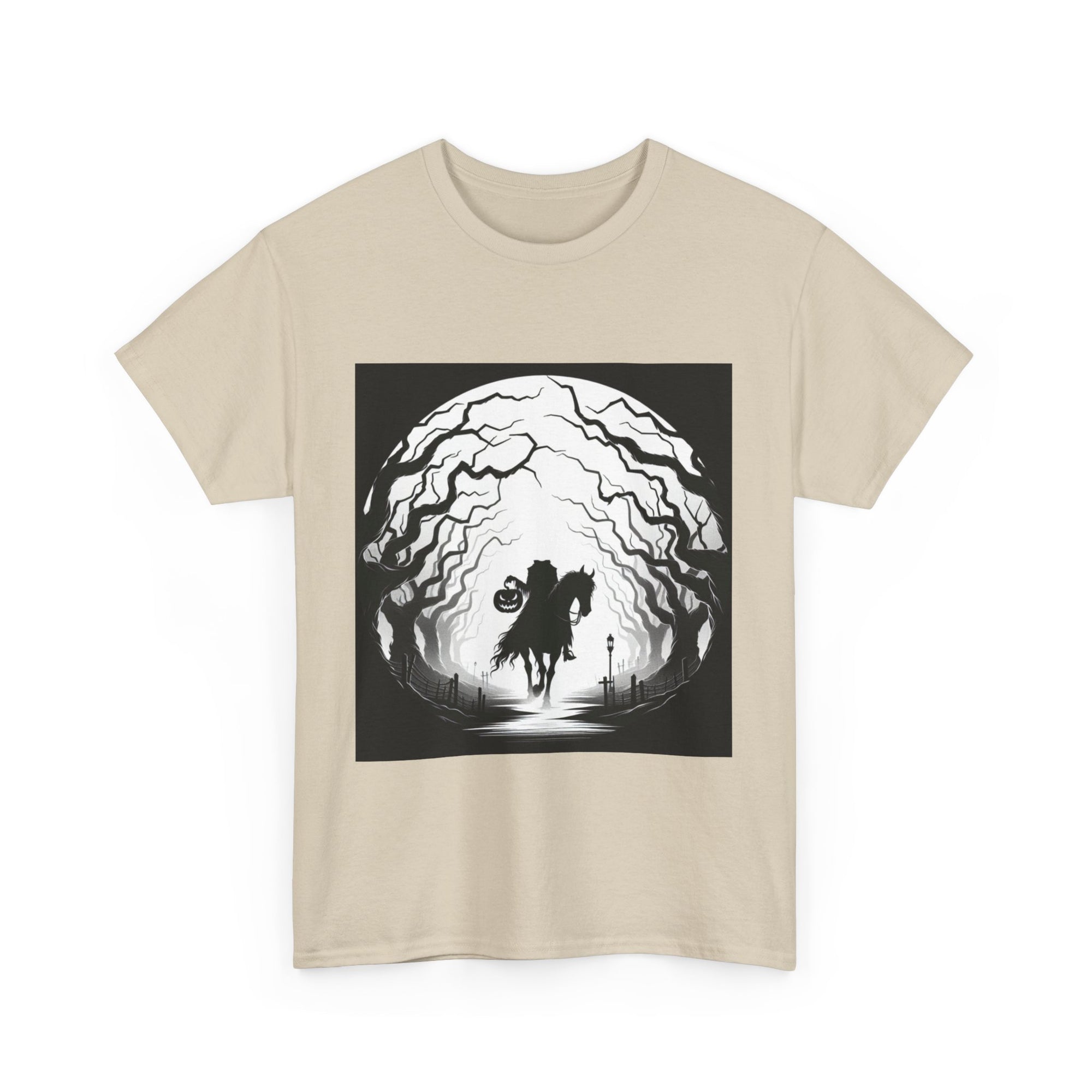 Dark Fantasy Unisex Heavy Cotton Tee, Graphic T-Shirt, Halloween Shirt, Gift for Gamers, Spooky Tee, Casual Wear
