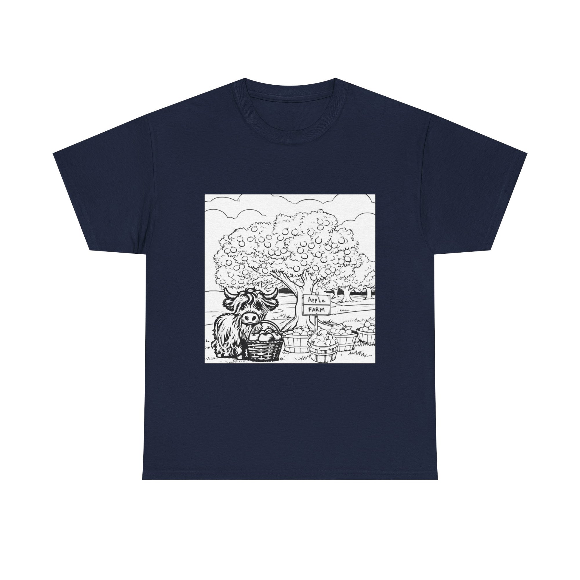 Whimsical Farm Life Tee, Casual Graphic Tee for Animal Lovers, Unisex Cotton Shirt for Summer