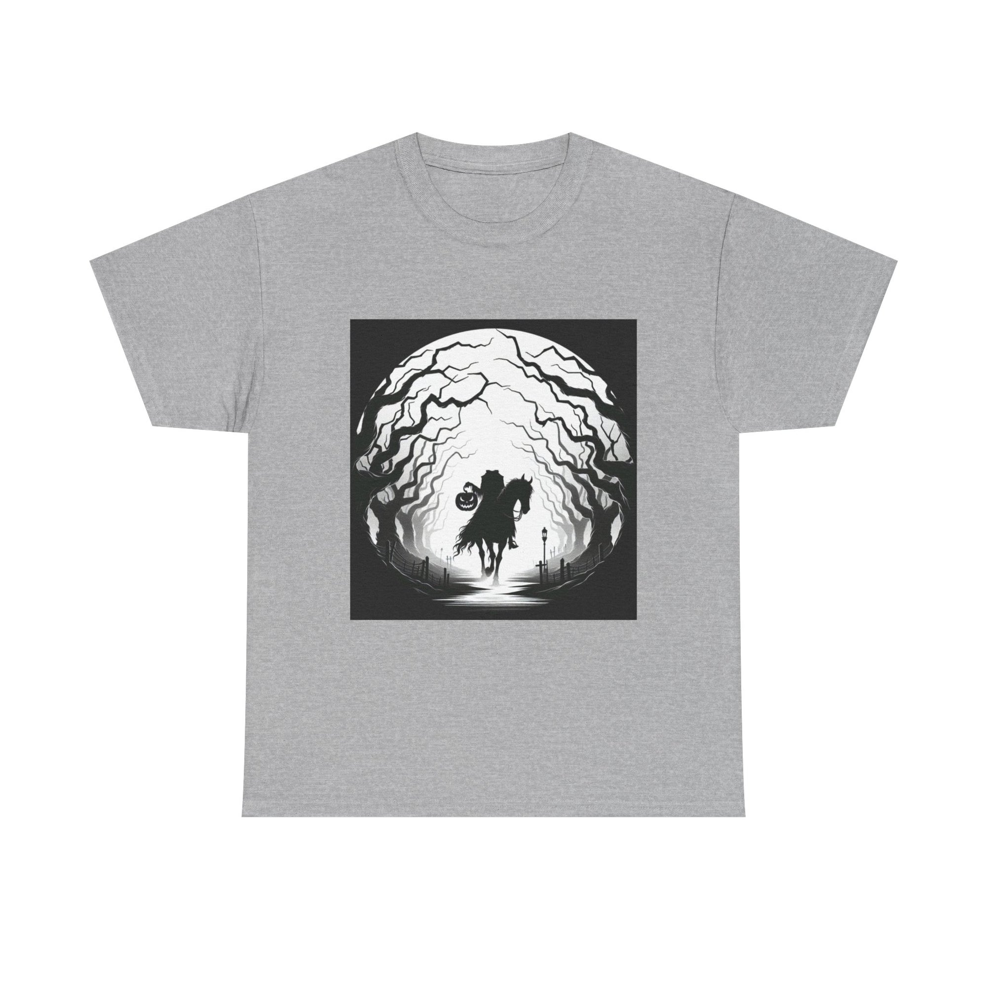 Dark Fantasy Unisex Heavy Cotton Tee, Graphic T-Shirt, Halloween Shirt, Gift for Gamers, Spooky Tee, Casual Wear