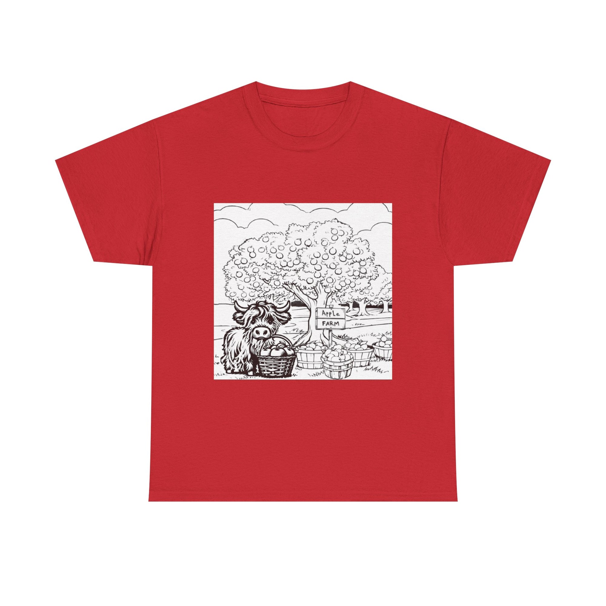 Whimsical Farm Life Tee, Casual Graphic Tee for Animal Lovers, Unisex Cotton Shirt for Summer