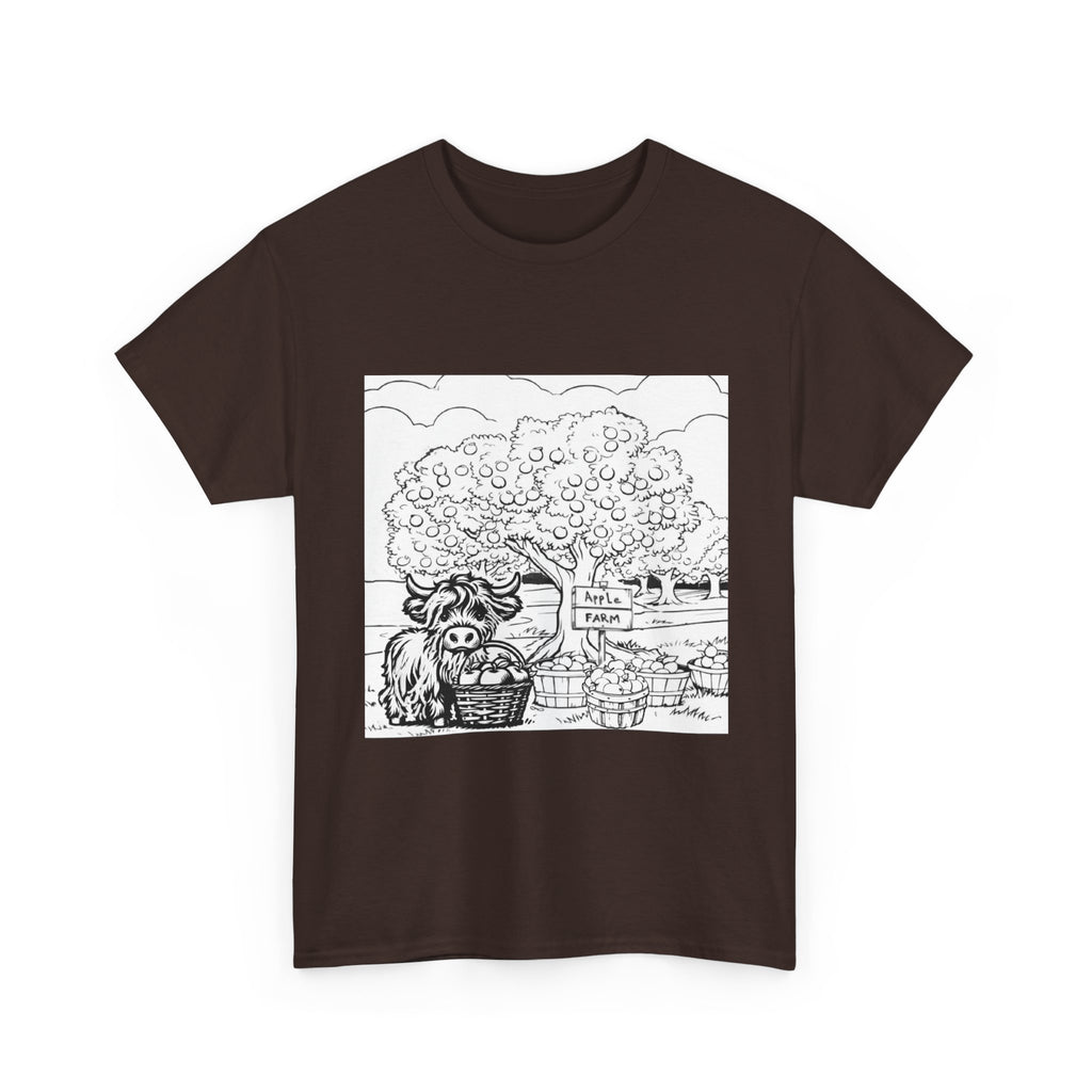 Whimsical Farm Life Tee, Casual Graphic Tee for Animal Lovers, Unisex Cotton Shirt for Summer