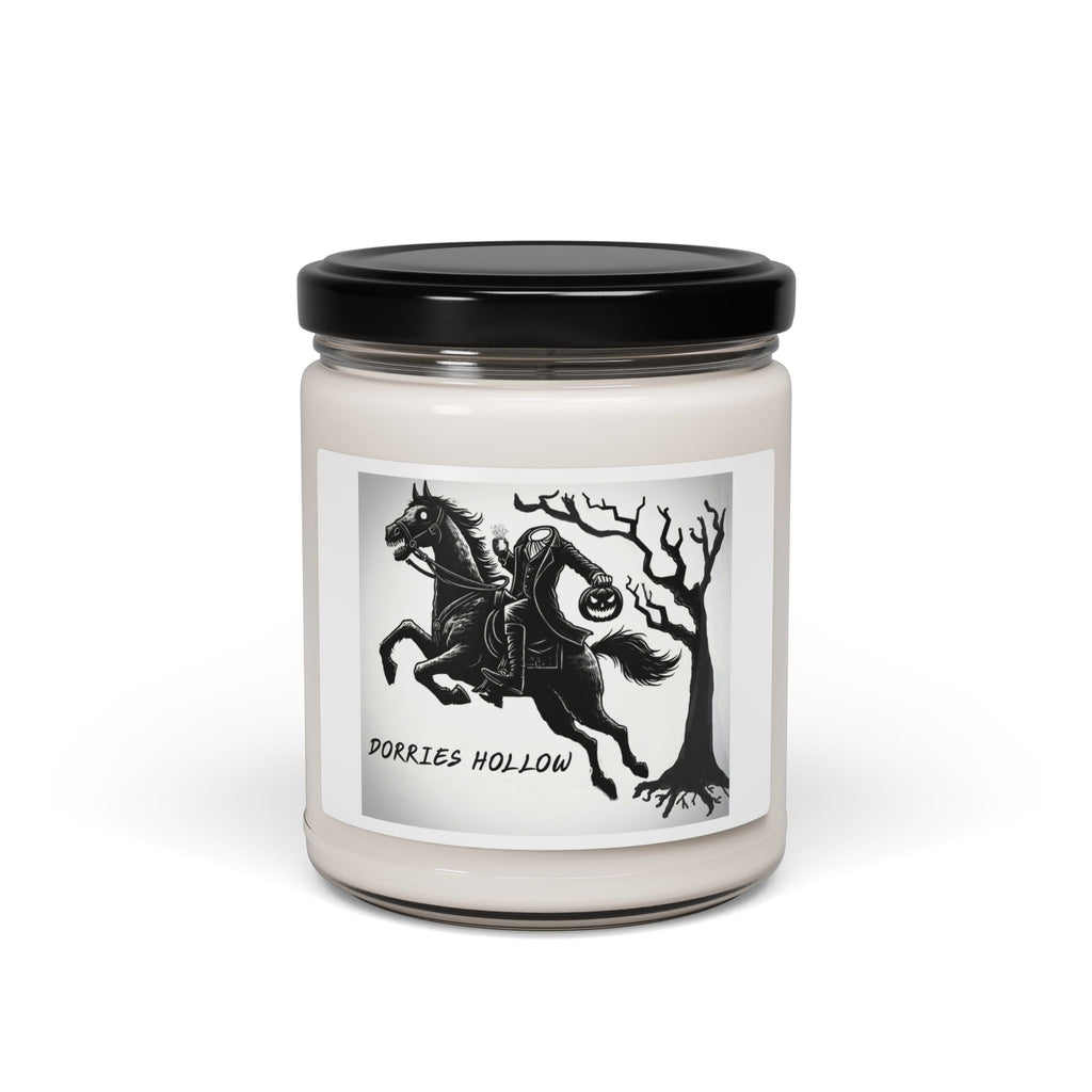 Scented Soy Candle - Dorries Hollow, Cozy Home Fragrance, Eco-friendly Gift, Halloween Decor, Relaxing Atmosphere