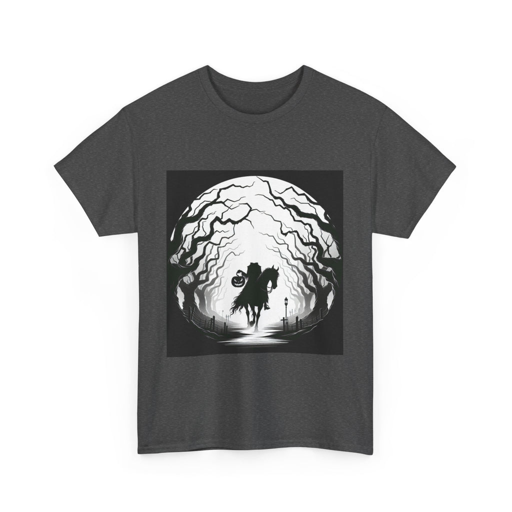 Dark Fantasy Unisex Heavy Cotton Tee, Graphic T-Shirt, Halloween Shirt, Gift for Gamers, Spooky Tee, Casual Wear