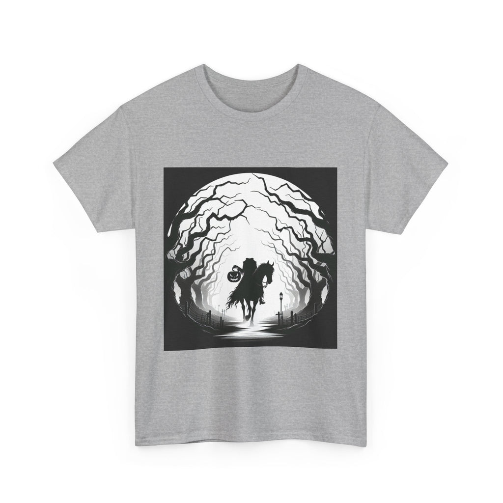 Dark Fantasy Unisex Heavy Cotton Tee, Graphic T-Shirt, Halloween Shirt, Gift for Gamers, Spooky Tee, Casual Wear