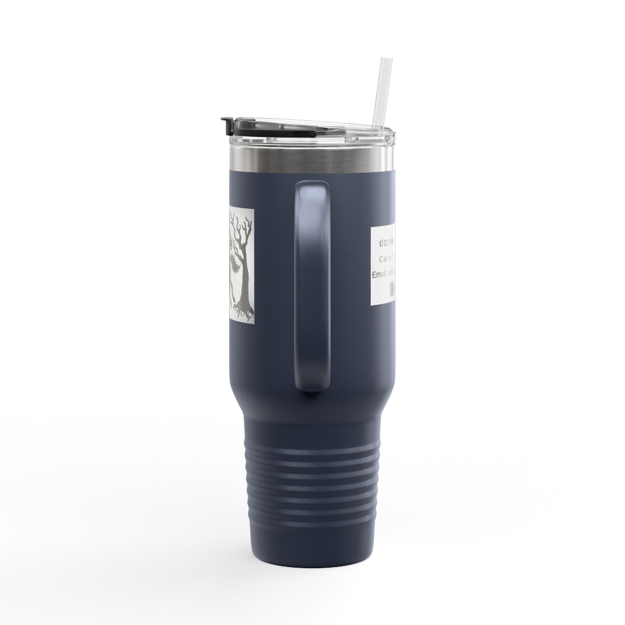 Spooky Ride Insulated Travel Mug, Perfect for Halloween Parties, Road Trips, Gift for Horse Lovers, Eco-Friendly Drinkware