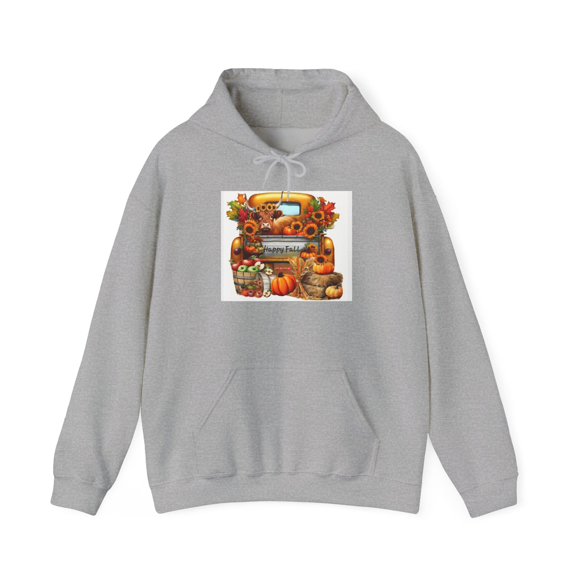 Autumn Harvest Hoodie, Cozy Fall Sweatshirt, Thanksgiving Gift, Pumpkin Patch Apparel, Unisex Hooded Sweatshirt