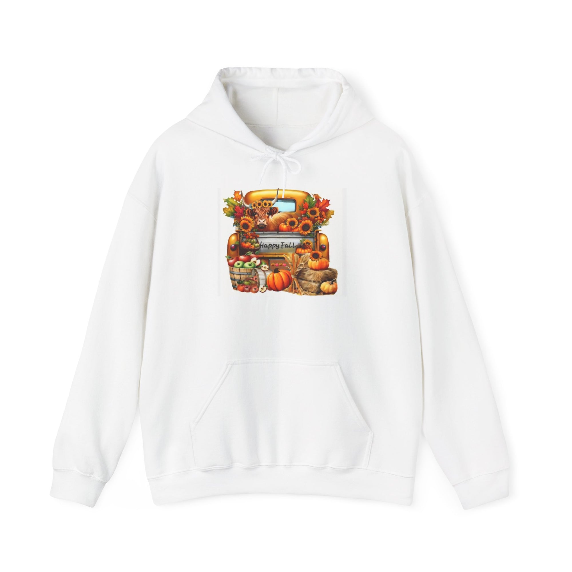 Autumn Harvest Hoodie, Cozy Fall Sweatshirt, Thanksgiving Gift, Pumpkin Patch Apparel, Unisex Hooded Sweatshirt