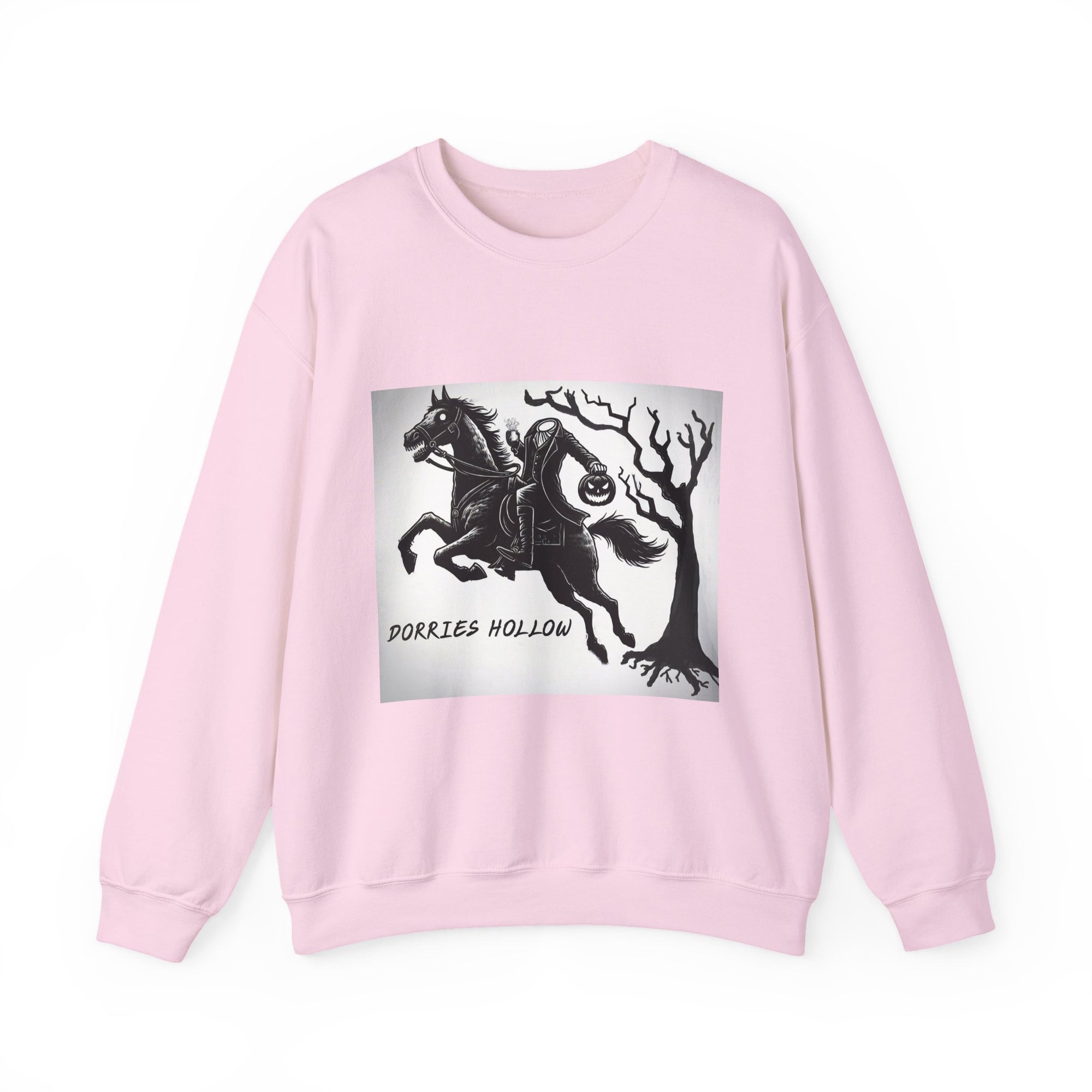 Dorris Hollow Crewneck Sweatshirt, Cozy Unisex Pullover, Halloween Apparel, Fall Fashion, Equestrian Style, Horse Lover Gift, Unique [...]
