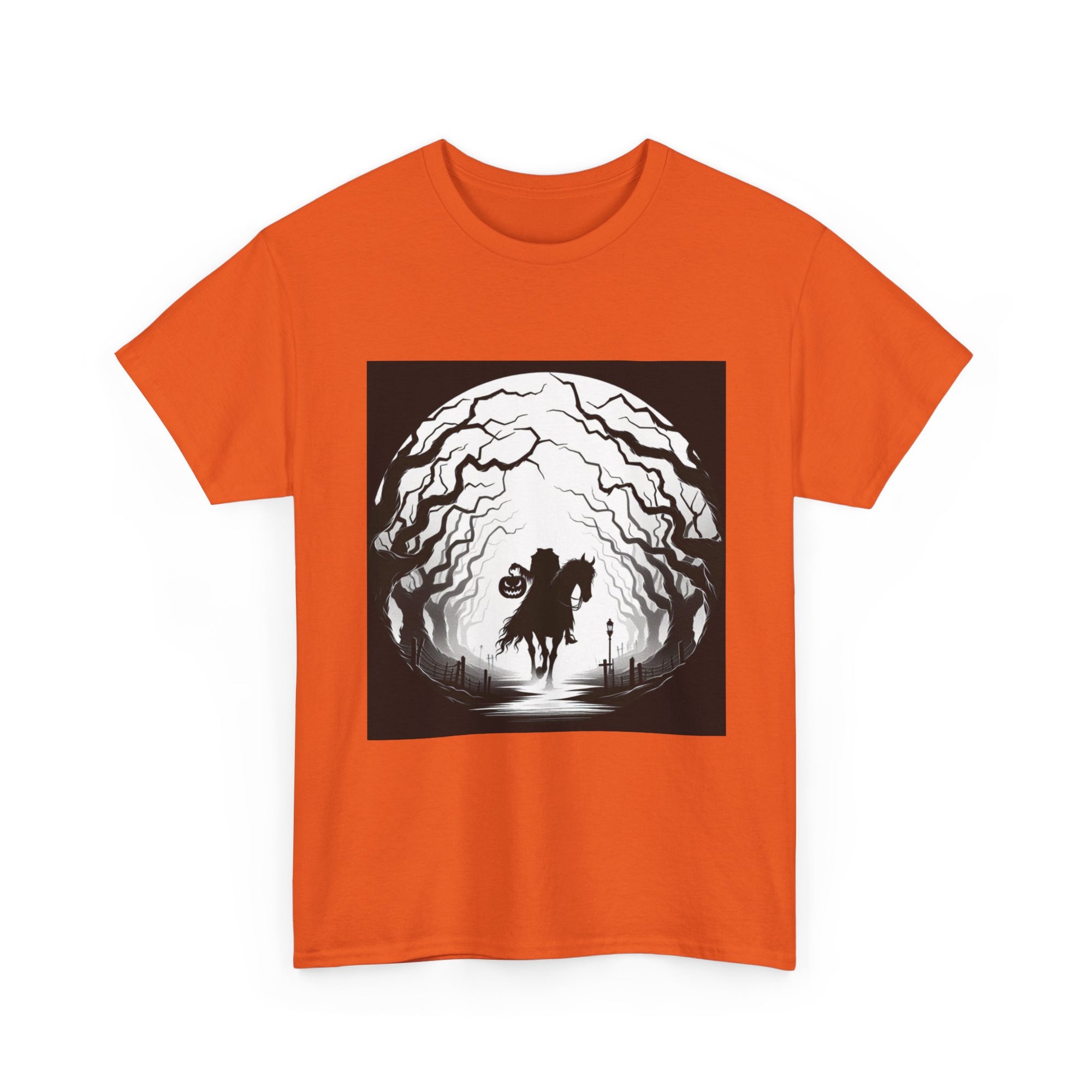 Dark Fantasy Unisex Heavy Cotton Tee, Graphic T-Shirt, Halloween Shirt, Gift for Gamers, Spooky Tee, Casual Wear
