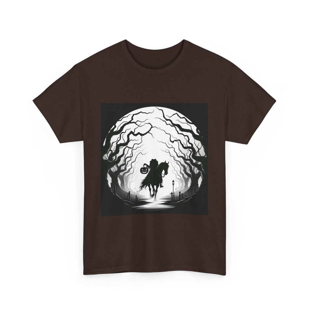 Dark Fantasy Unisex Heavy Cotton Tee, Graphic T-Shirt, Halloween Shirt, Gift for Gamers, Spooky Tee, Casual Wear
