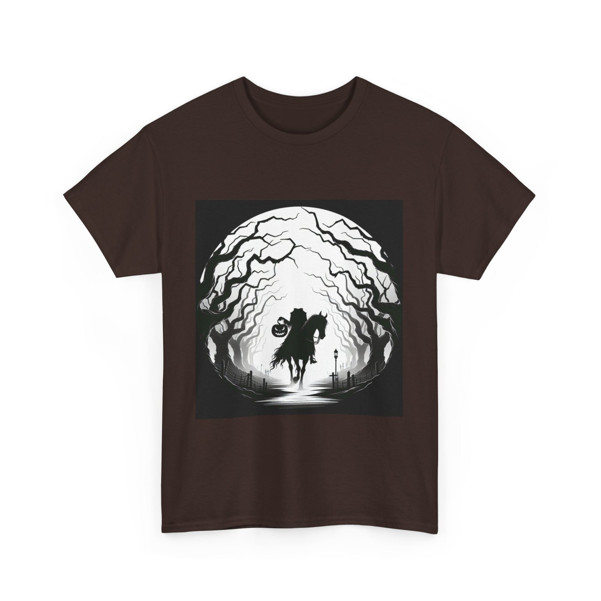 Dark Fantasy Unisex Heavy Cotton Tee, Graphic T-Shirt, Halloween Shirt, Gift for Gamers, Spooky Tee, Casual Wear