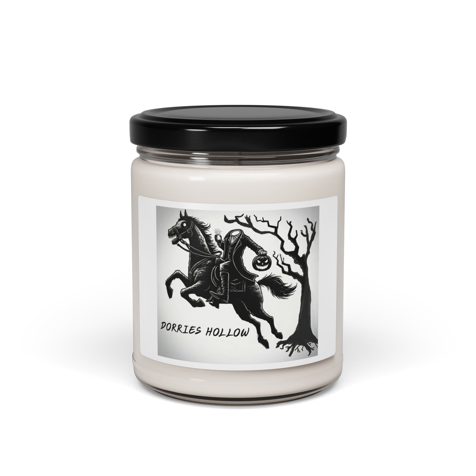 Scented Soy Candle - Dorries Hollow, Cozy Home Fragrance, Eco-friendly Gift, Halloween Decor, Relaxing Atmosphere