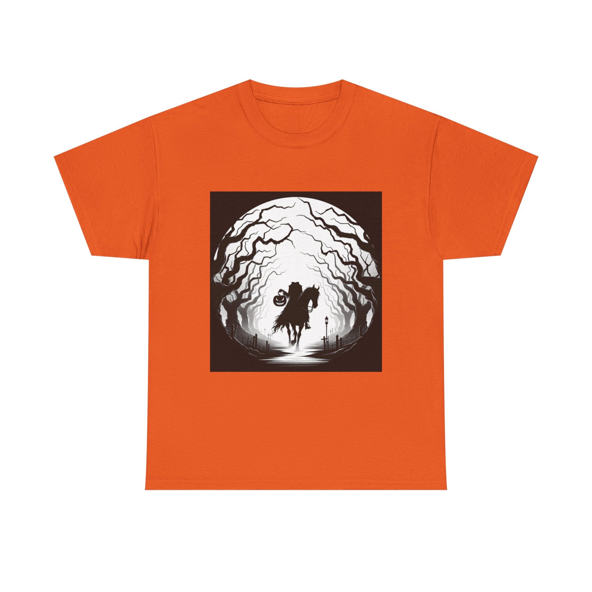Dark Fantasy Unisex Heavy Cotton Tee, Graphic T-Shirt, Halloween Shirt, Gift for Gamers, Spooky Tee, Casual Wear