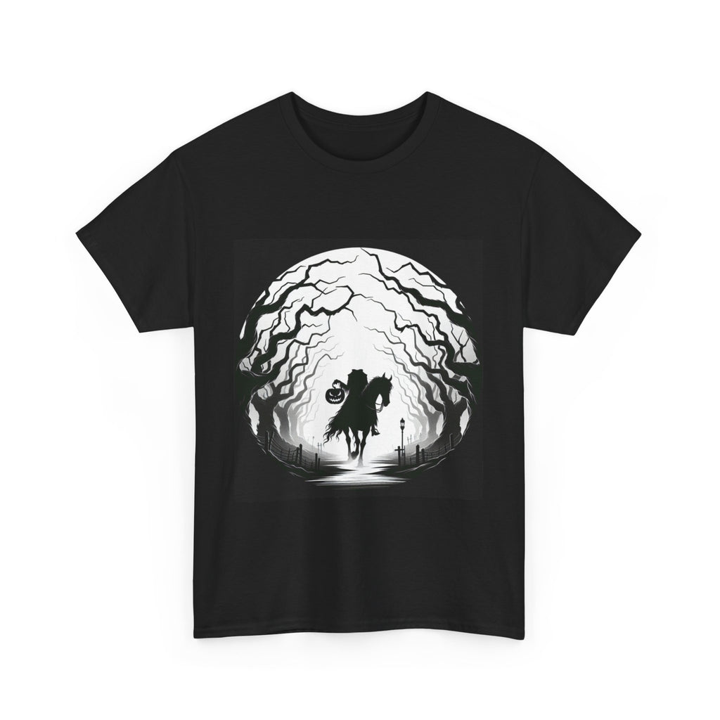 Dark Fantasy Unisex Heavy Cotton Tee, Graphic T-Shirt, Halloween Shirt, Gift for Gamers, Spooky Tee, Casual Wear