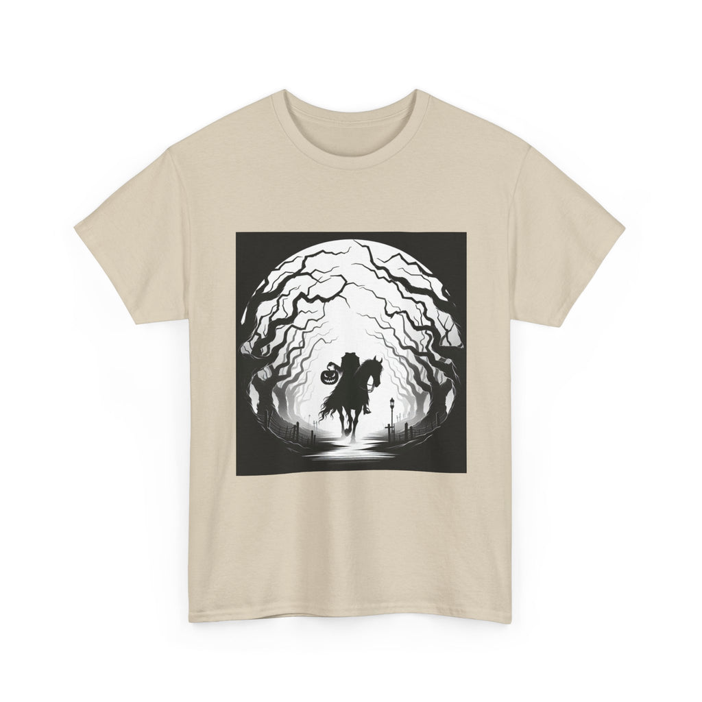 Dark Fantasy Unisex Heavy Cotton Tee, Graphic T-Shirt, Halloween Shirt, Gift for Gamers, Spooky Tee, Casual Wear