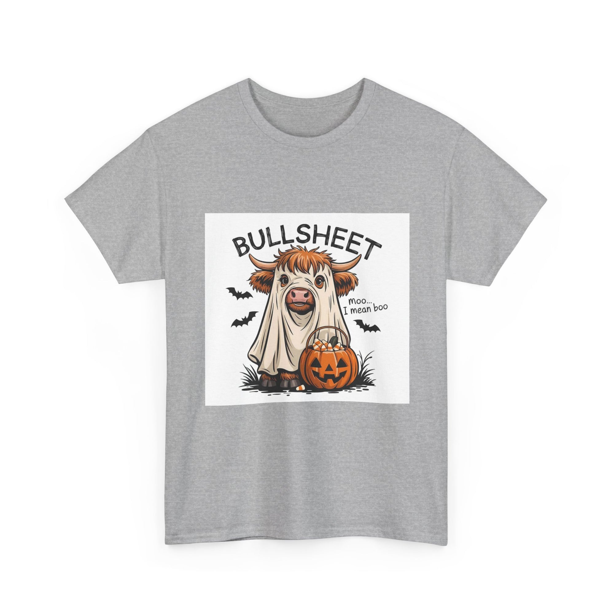 Halloween Cow T-Shirt | Cute Unisex Tee for Fall Festivities | Perfect for Halloween Parties, Trick or Treat, Farm Lovers