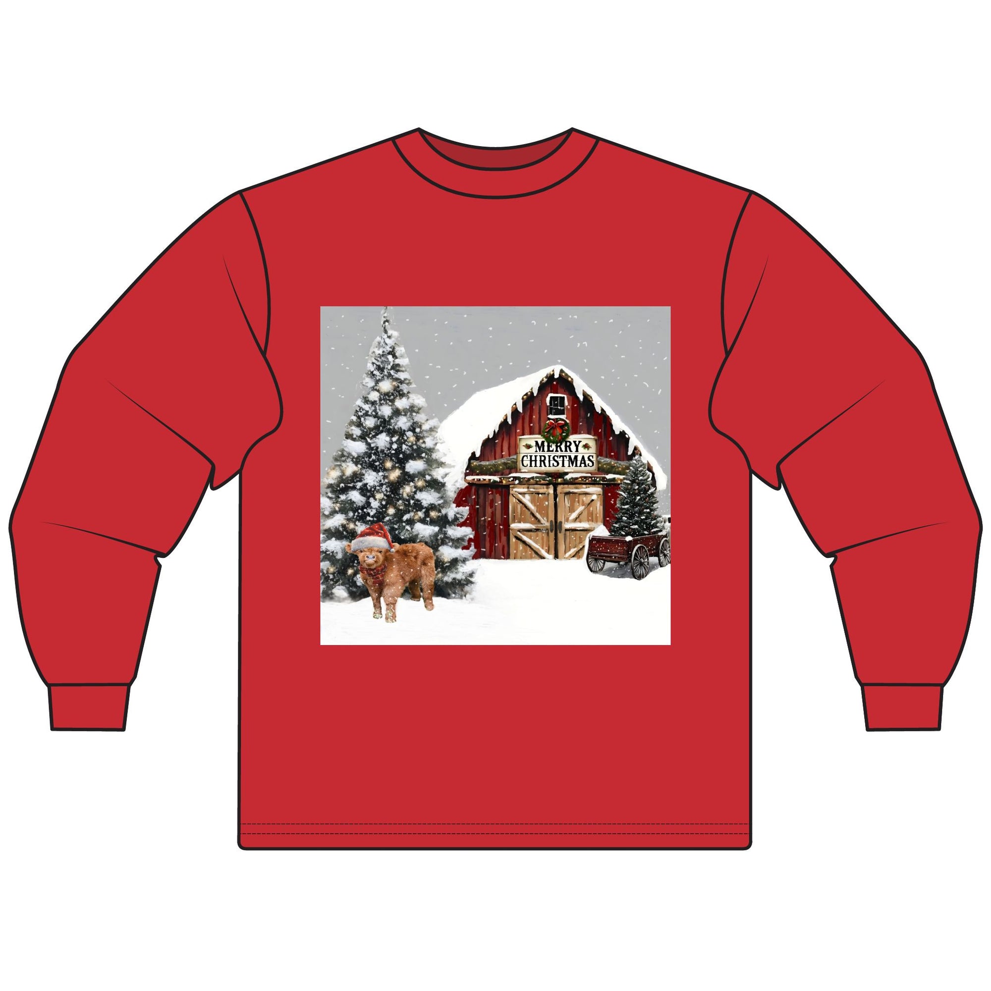Cozy Christmas Unisex Long Sleeve T-Shirt, Winter Apparel, Holiday Gift, Festive Shirt, Christmas Sweater Alternative