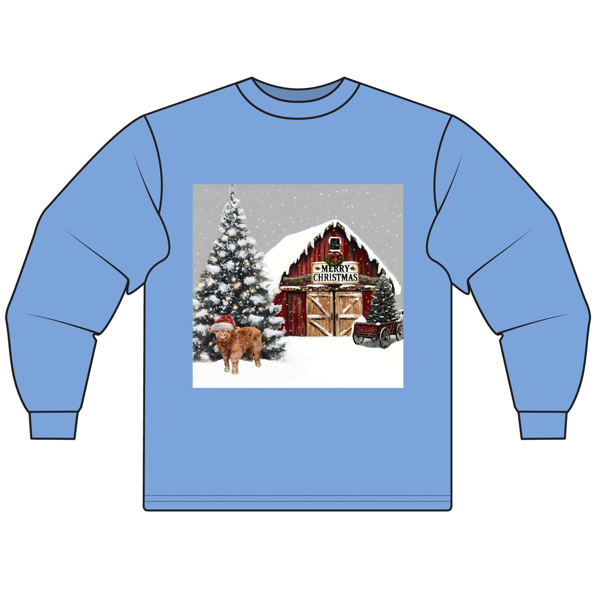 Cozy Christmas Unisex Long Sleeve T-Shirt, Winter Apparel, Holiday Gift, Festive Shirt, Christmas Sweater Alternative