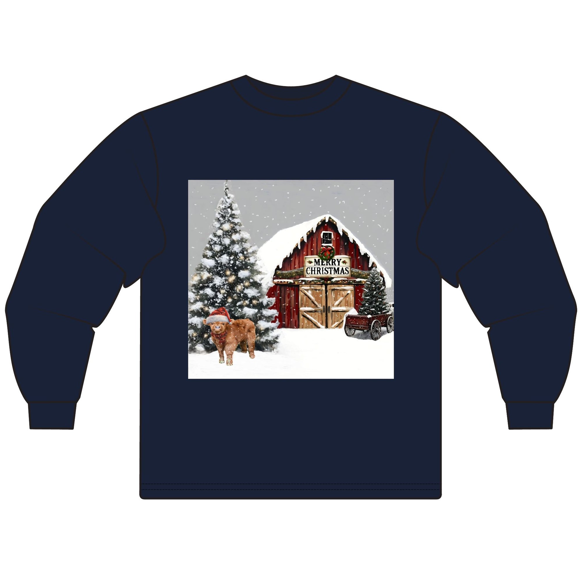 Cozy Christmas Unisex Long Sleeve T-Shirt, Winter Apparel, Holiday Gift, Festive Shirt, Christmas Sweater Alternative