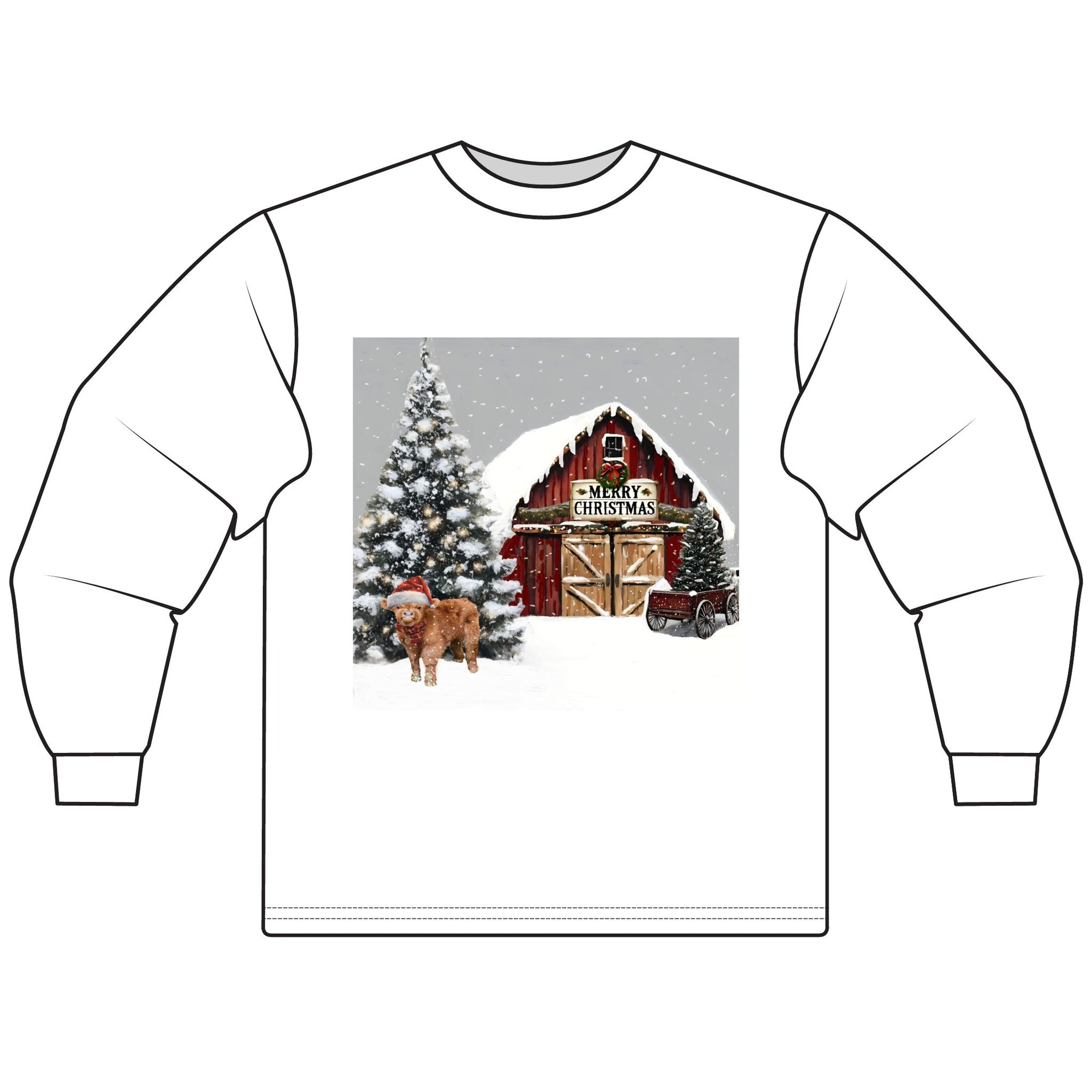 Cozy Christmas Unisex Long Sleeve T-Shirt, Winter Apparel, Holiday Gift, Festive Shirt, Christmas Sweater Alternative
